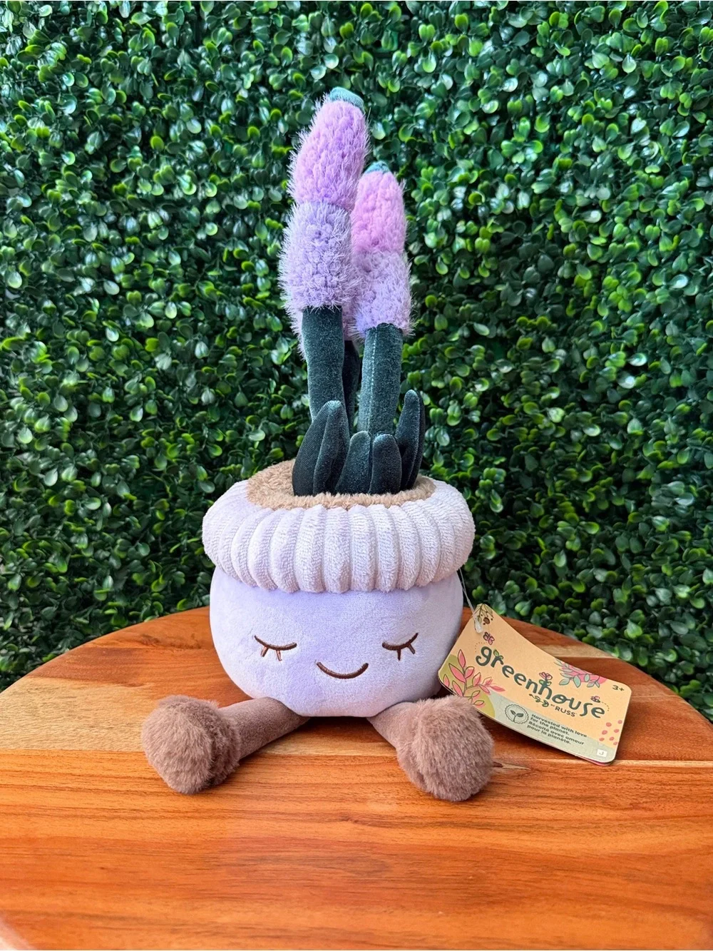Greenhouse by Russ Jana the Lilac Flower 12” Plush